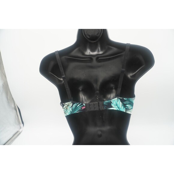 Victoria Secret Pink Brand Tropical Print Palm Leaf Design Padded Bra Size 34D - Picture 4 of 8